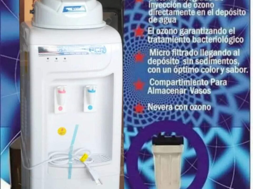 dispensador de agua con filtro de ozono